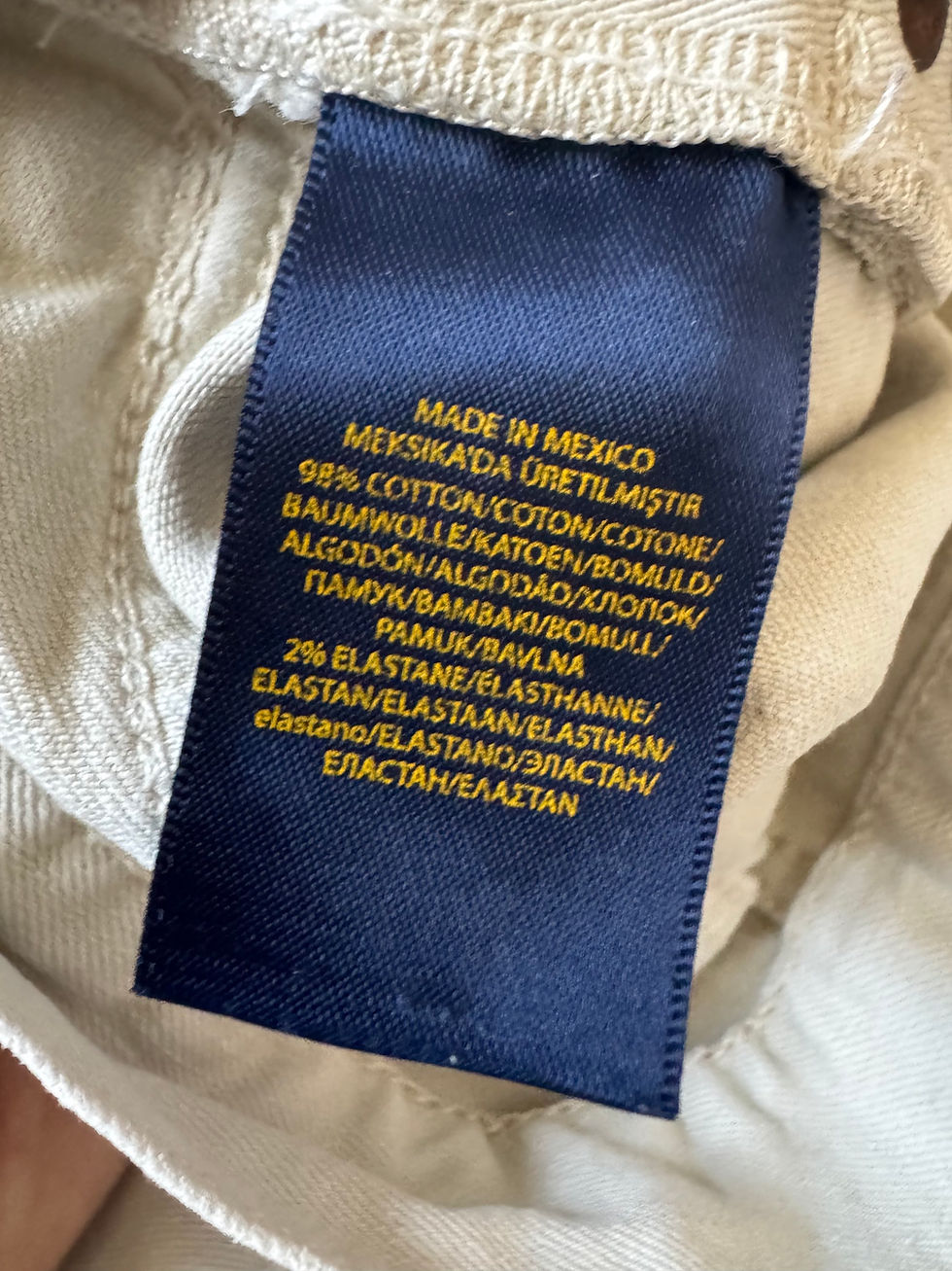 Miniature : Jeans Ralph Lauren w32 l32 en très bon état blanc