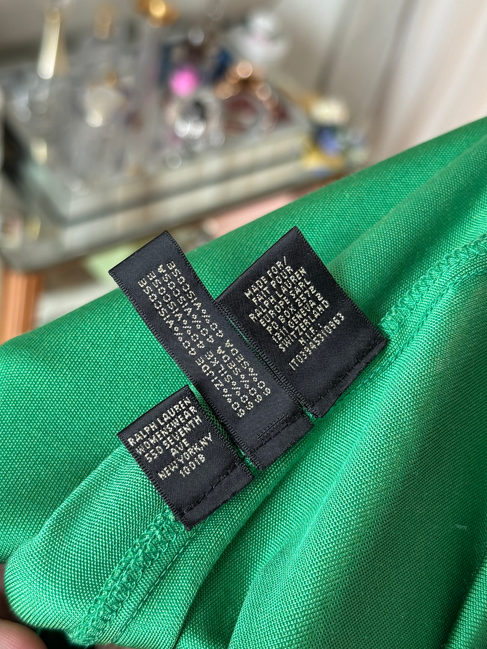 Miniature : T shirt Ralph Lauren vert taille l en très bon état 