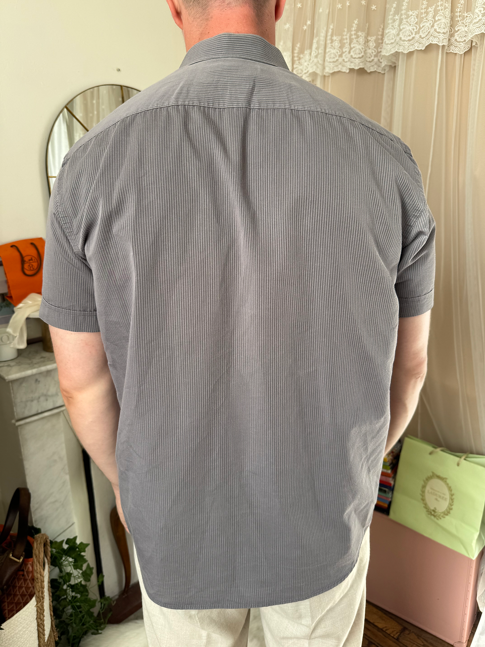Miniature : Chemise pierre Cardin gris taille xl en très bon état 