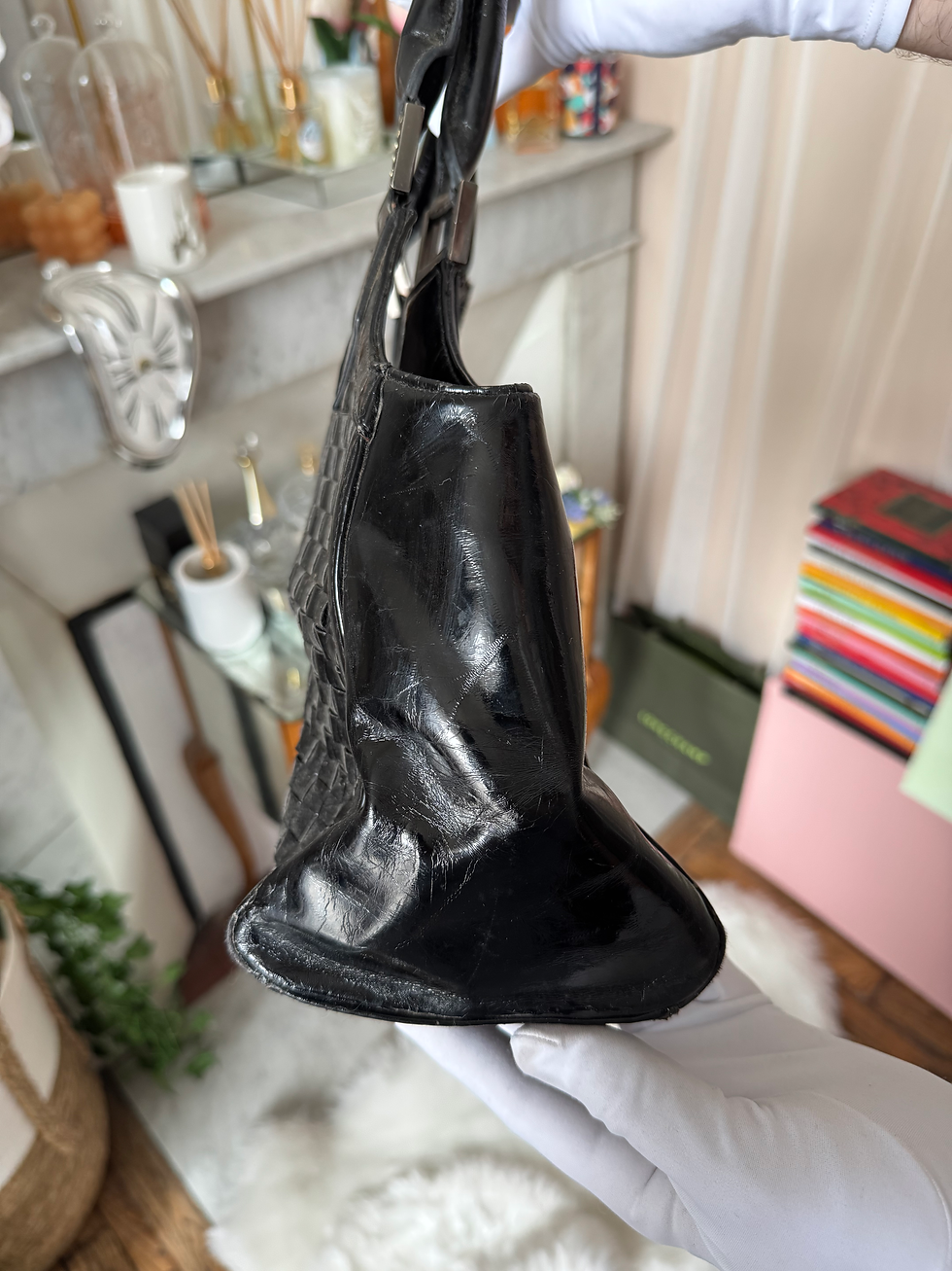 Miniature : sac à main Thierry mugler noir en bon état