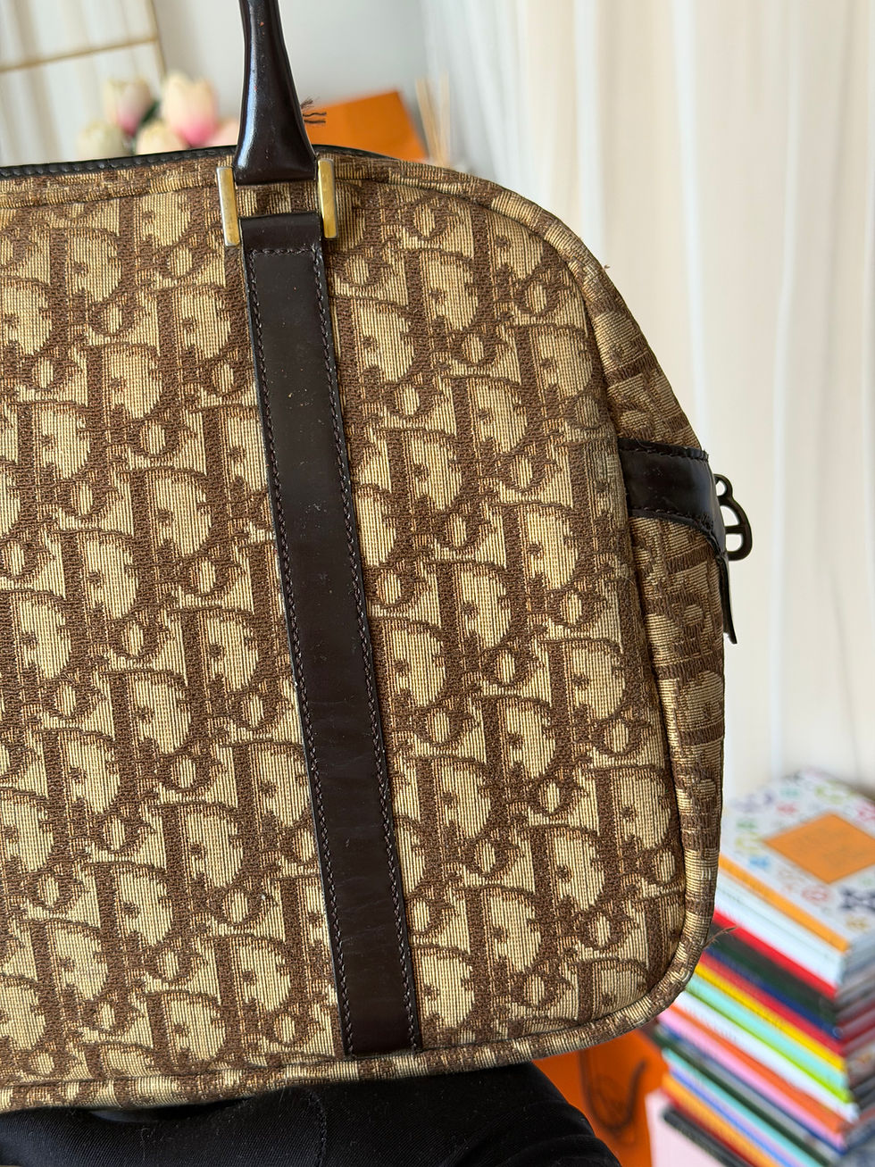Miniature : Christian Dior Vintage Bowling Bag Monogram 
