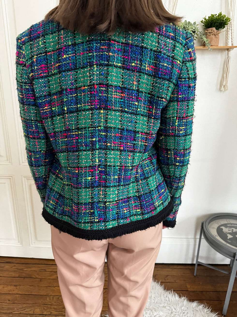 Miniature : Blazer Caroline Rohmer multicolore taille 48 avec de la laine , du viscose