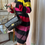 Miniature : Robe taille s Sonya rykiel noire à rayures en très bon état 