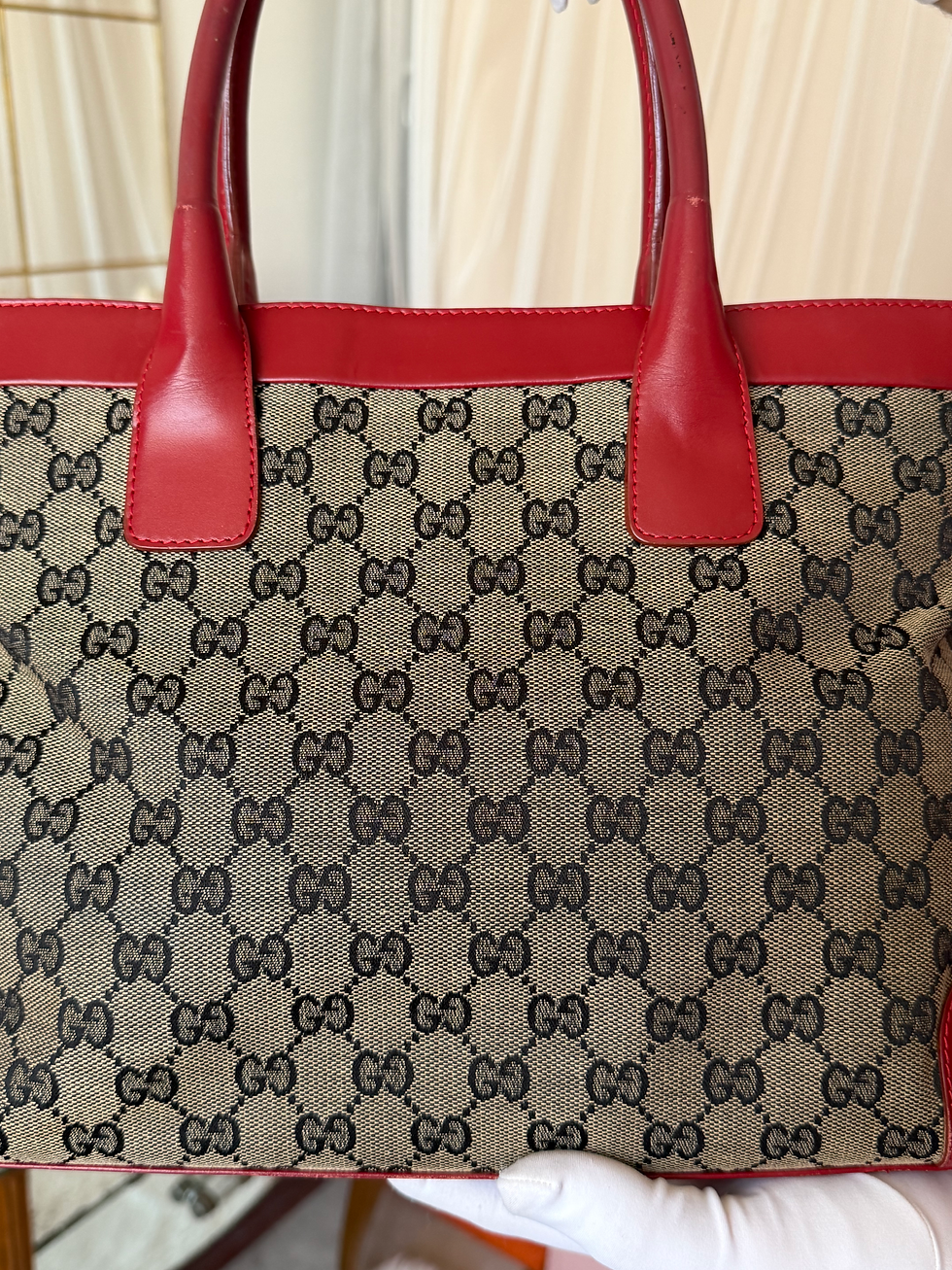 Miniature : Gucci Canvas Tote Bag