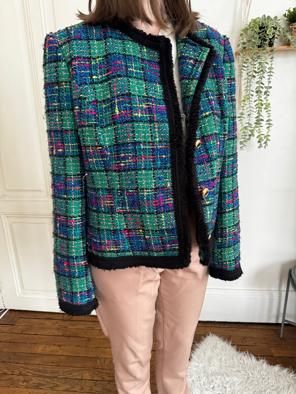 Miniature : Blazer Caroline Rohmer multicolore taille 48 avec de la laine , du viscose