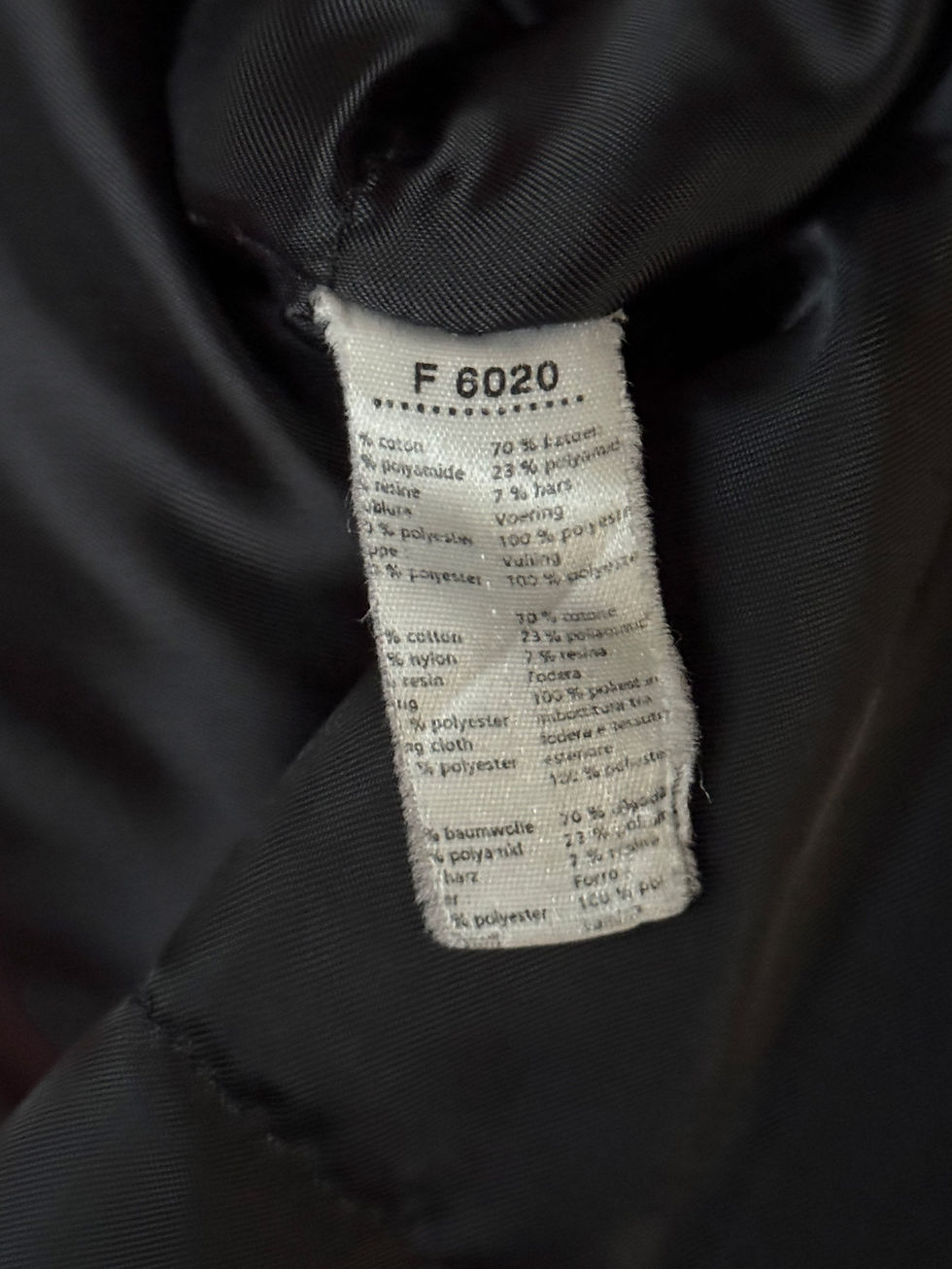 Miniature : Manteau Lacoste taille 52 noir en bon état en coton 