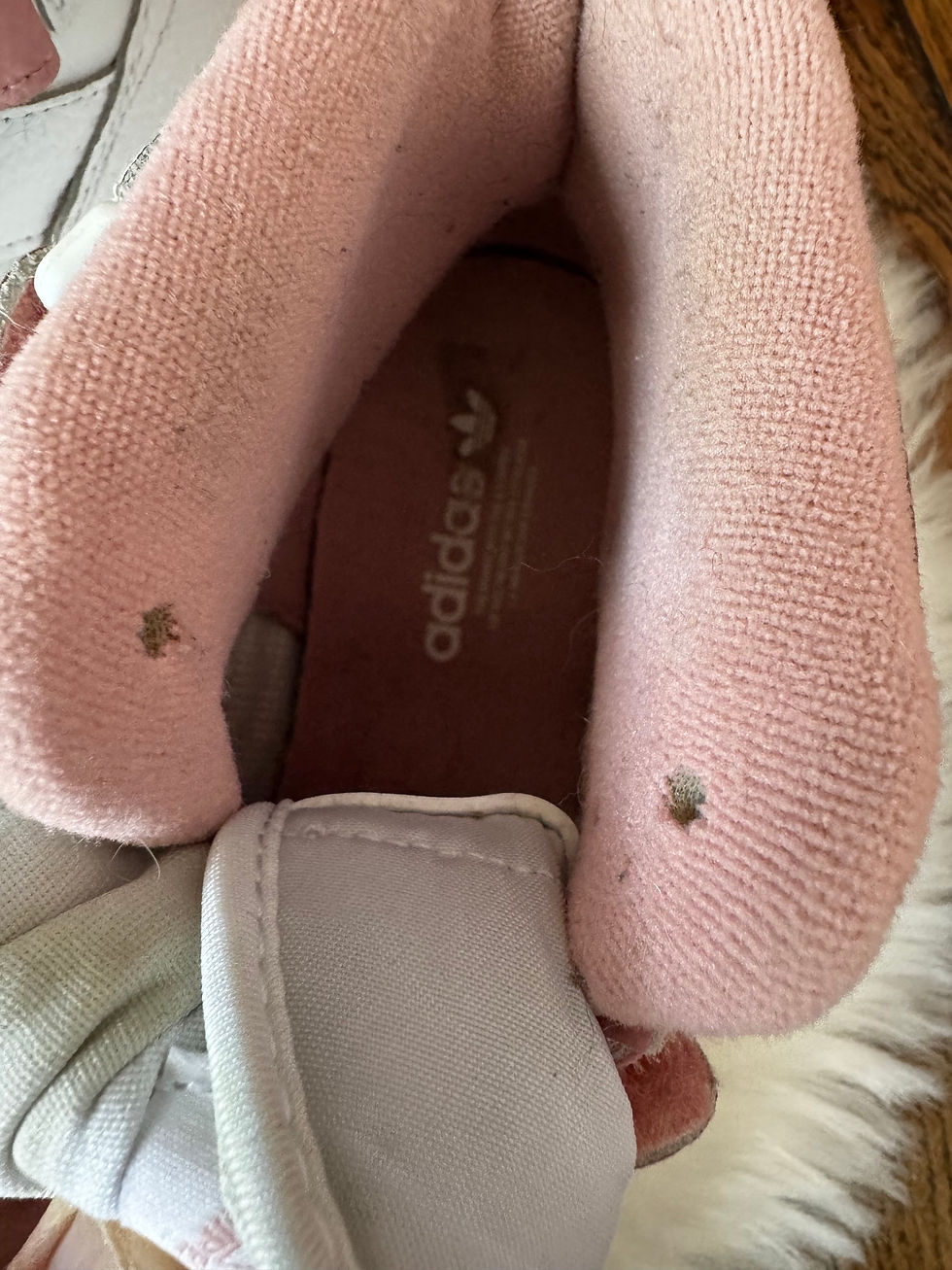 Miniature : Basket adidas originale blanche et rose montante taille 38 en très bon état 