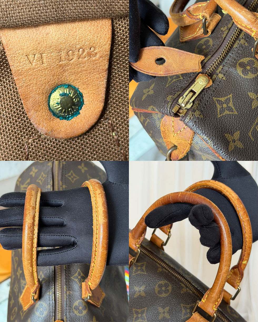 Miniature : Louis Vuitton Speedy 30 – Vintage authentique – Code VI1923