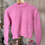 Miniature : pull la maille sezane hiver en maille rose taille xxs en très bon état 