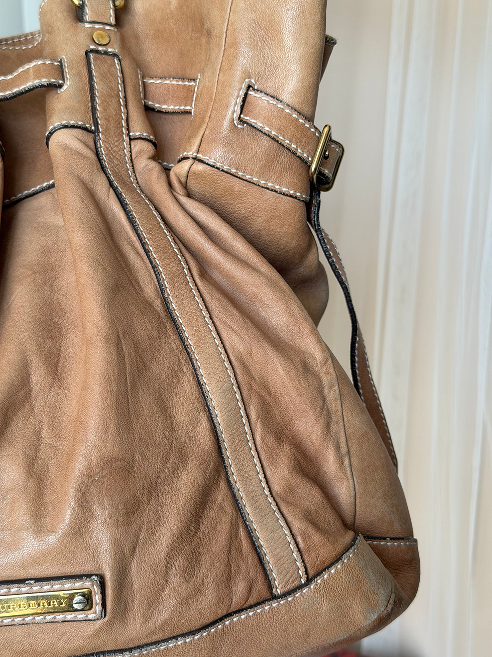 Miniature : ✨ Sac Burberry Granville Tote Bag en cuir d’agneau marron ✨