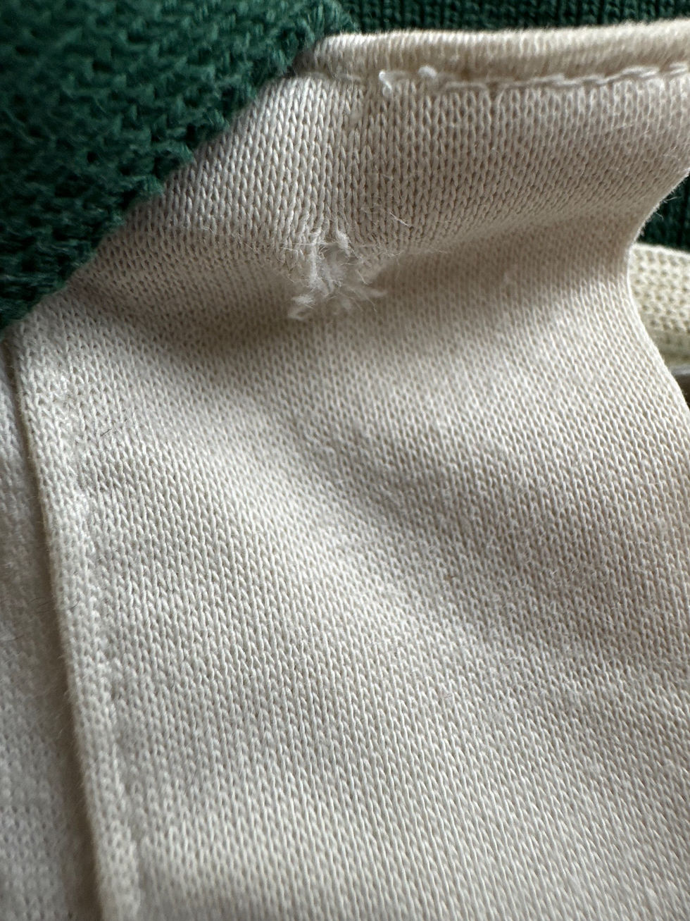 Miniature : Polo Lacoste, beige et vert, taille M /l vintage en  bon état, 100 % coton