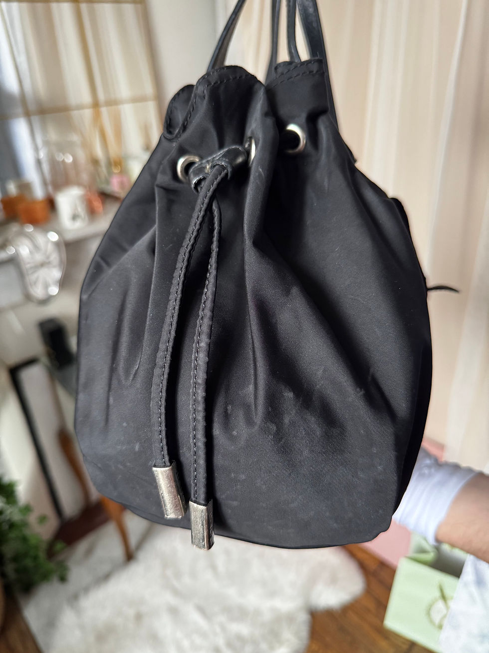 Miniature : Sac à main Lancaster noir en bon état 