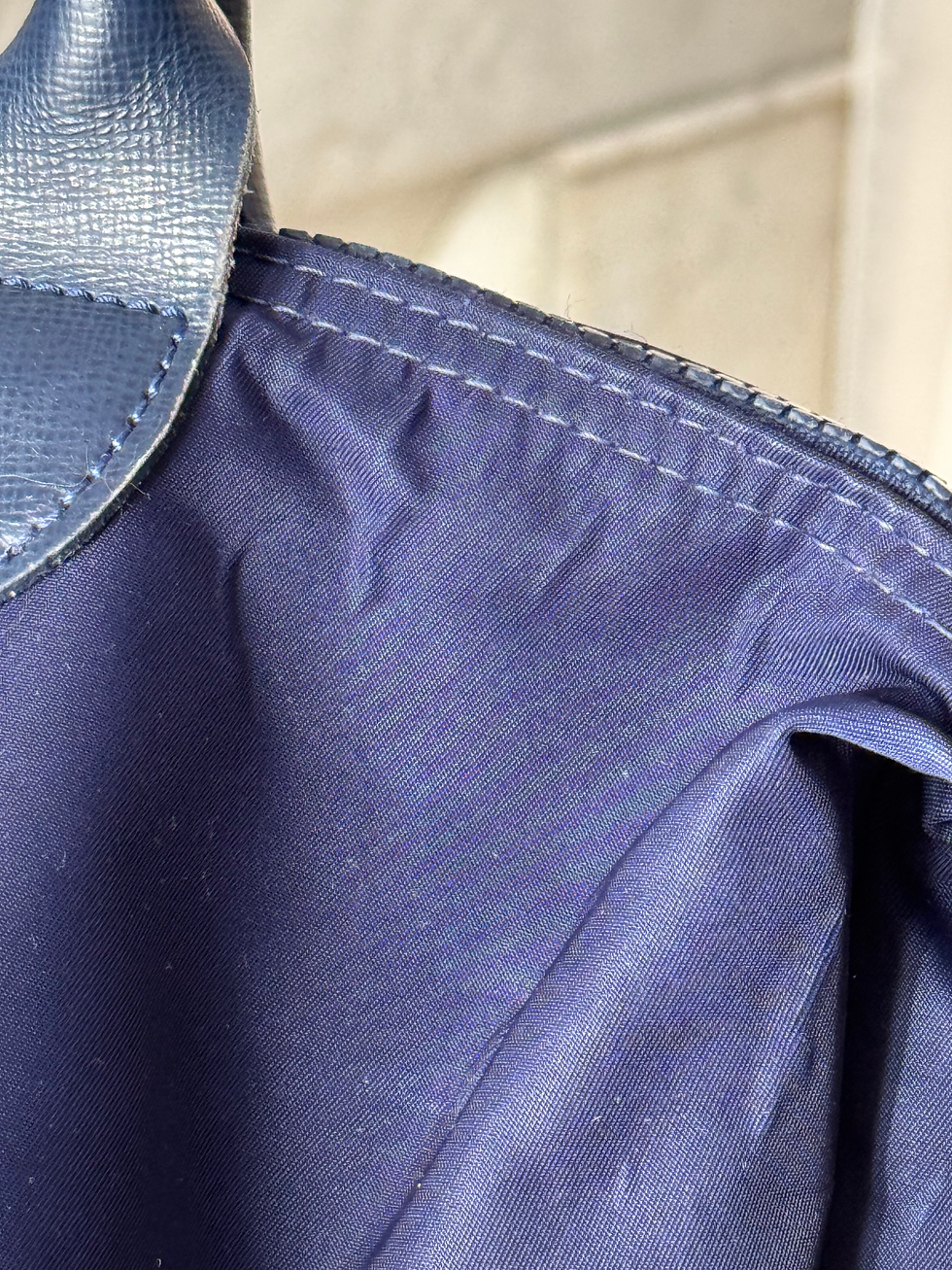 Miniature :  Sac Longchamp bleu en bon état 