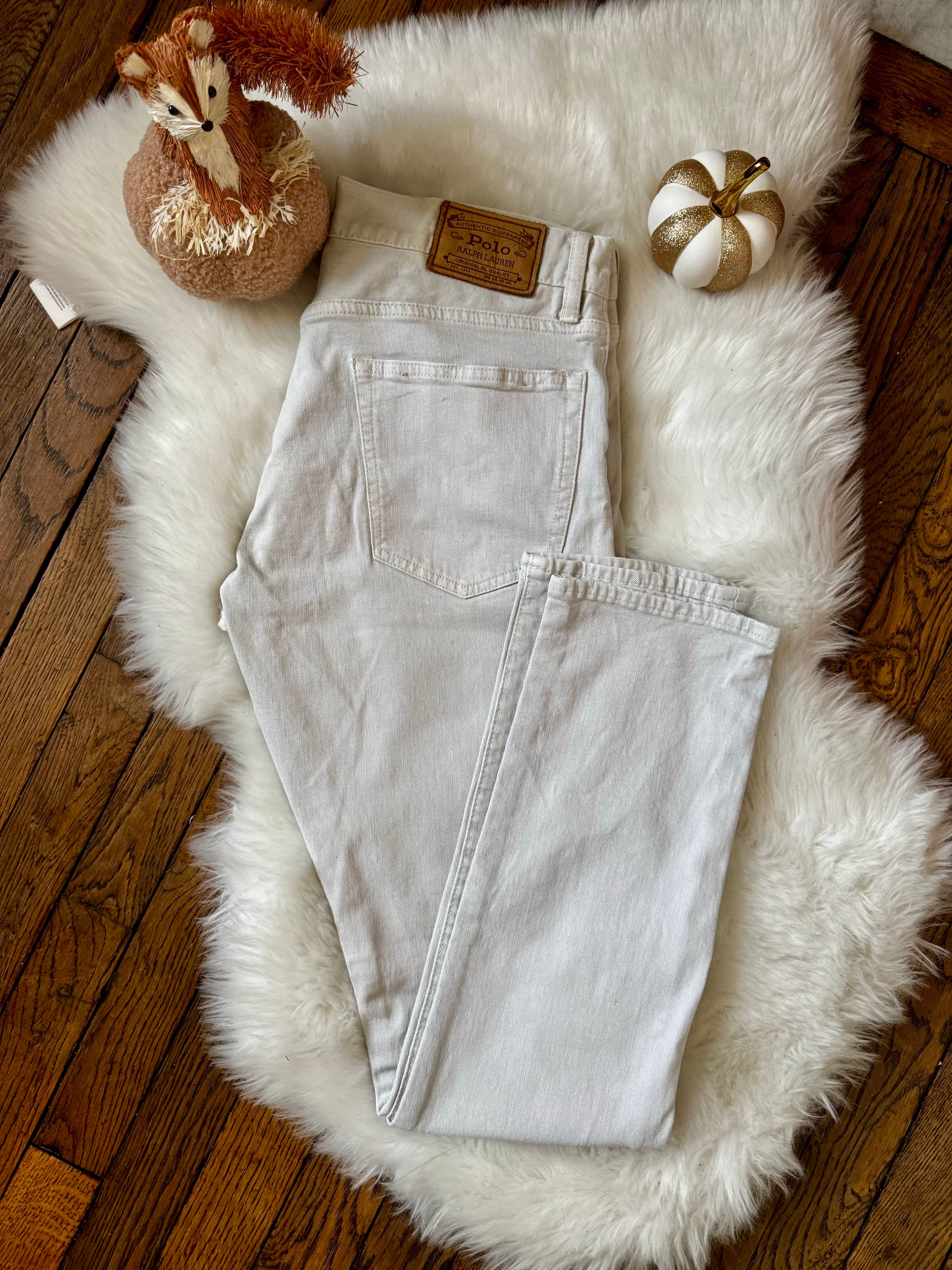 Jeans Ralph Lauren w32 l32 en très bon état blanc