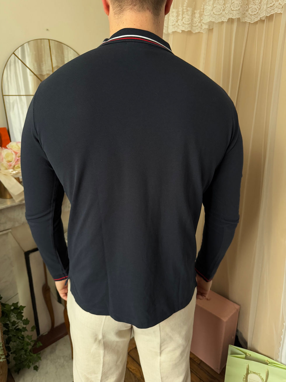 Miniature : Polo longues manches Hugo boss bleu taille xl en très bon état en coton