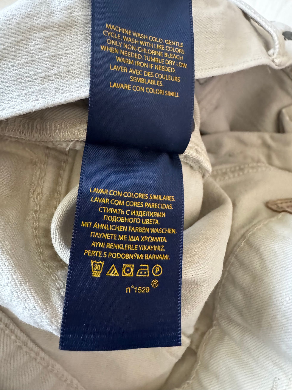 Miniature : Jeans Ralph Lauren w32 l32 en très bon état blanc