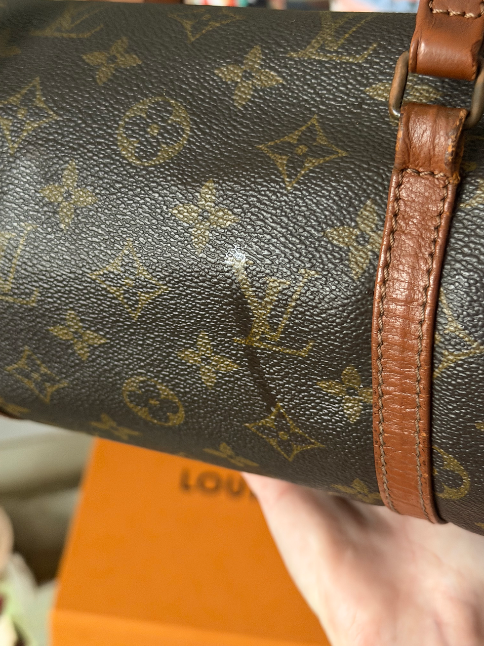Miniature : Louis Vuitton Papillon 30 vintage – février 1984 – avec mini pochette assortie