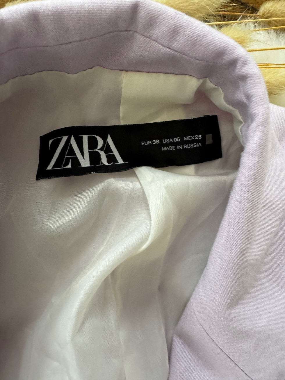 Miniature : Ensemble blazer pantalon Zara rose clair taille s en très bon état