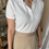 Miniature : Polo gant taille m en très bon état blanc 