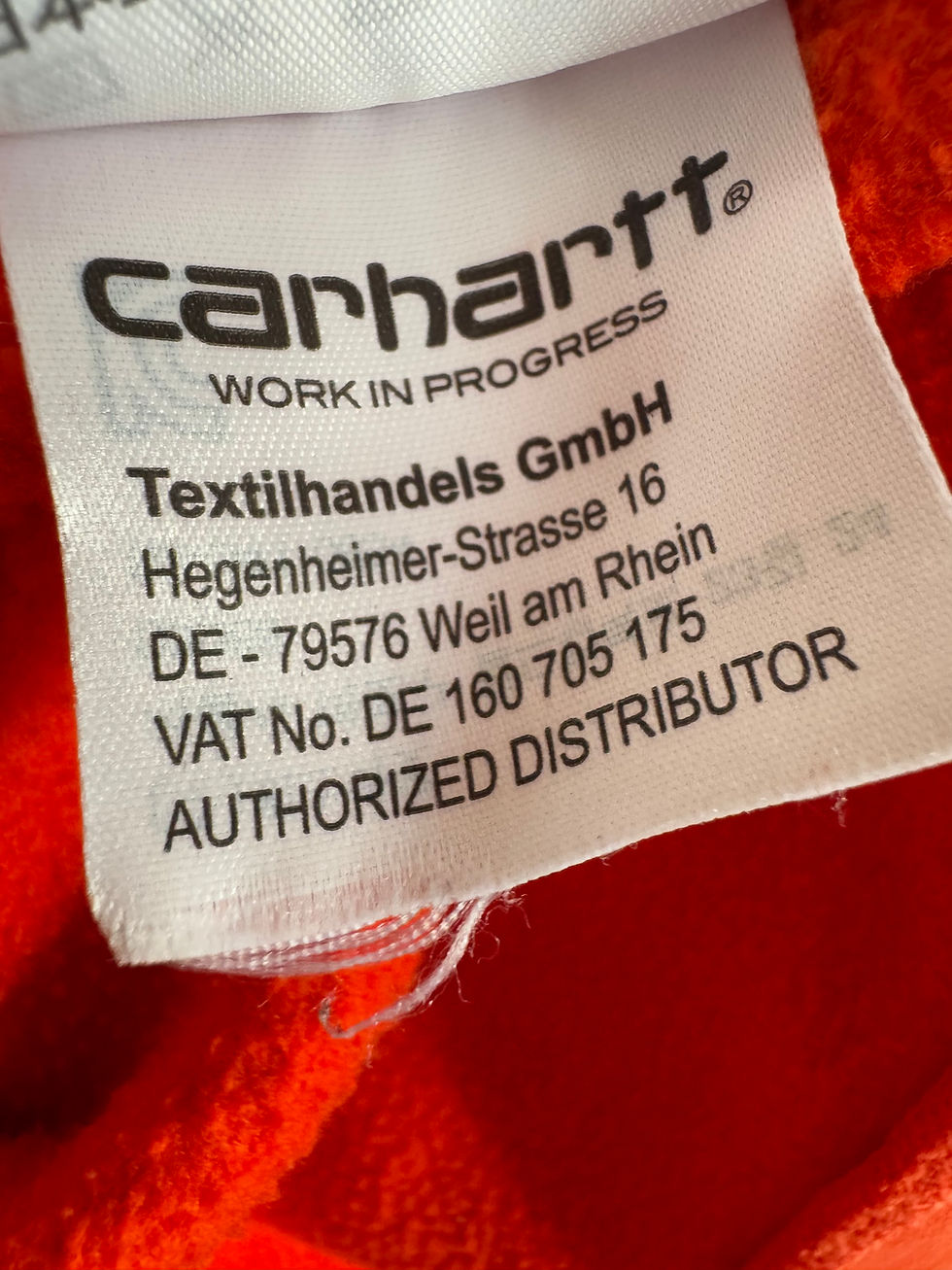 Miniature : Sweat carhartt orange taille xs en très bon état 
