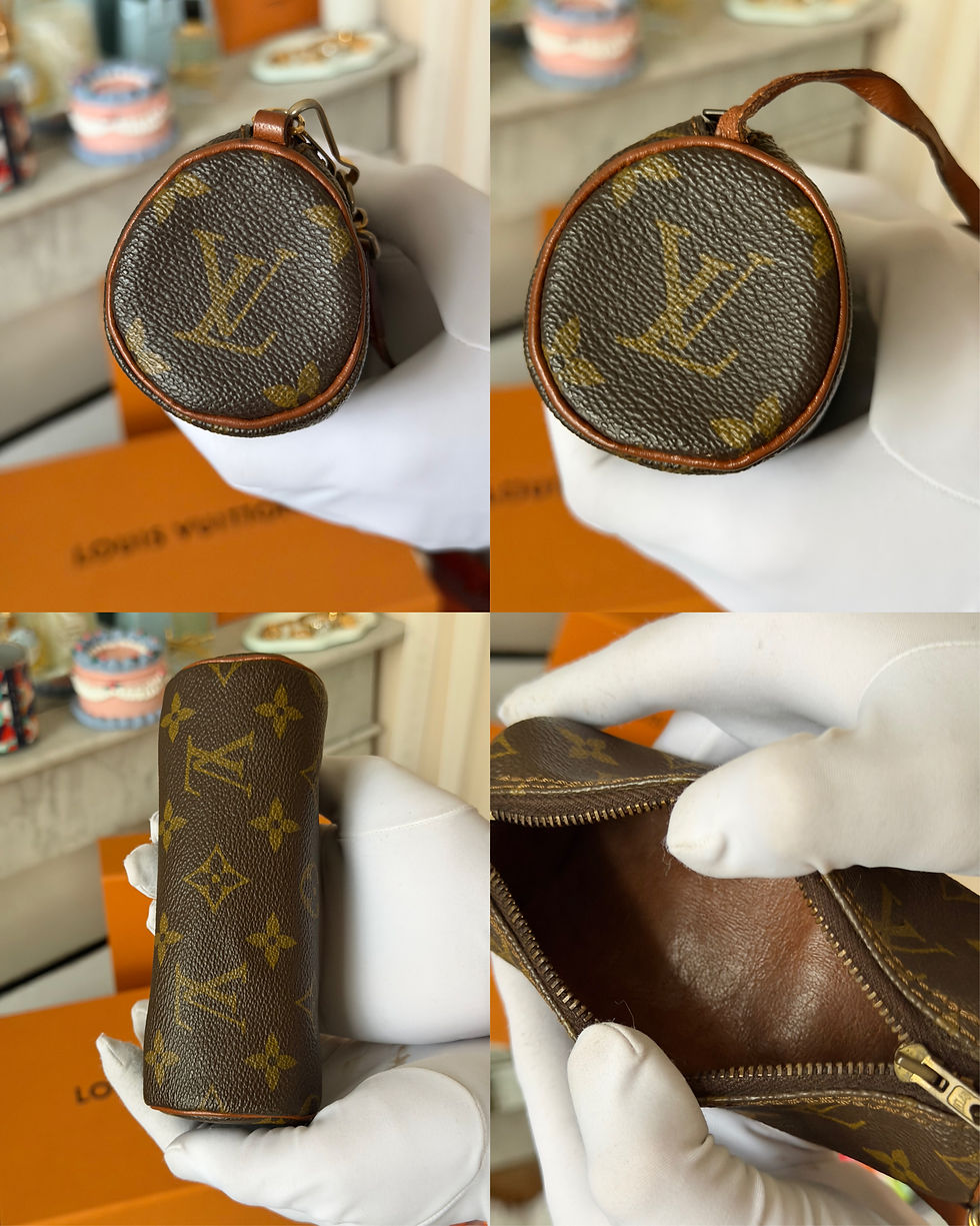 Miniature : Louis Vuitton Papillon 30 vintage – février 1984 – avec mini pochette assortie