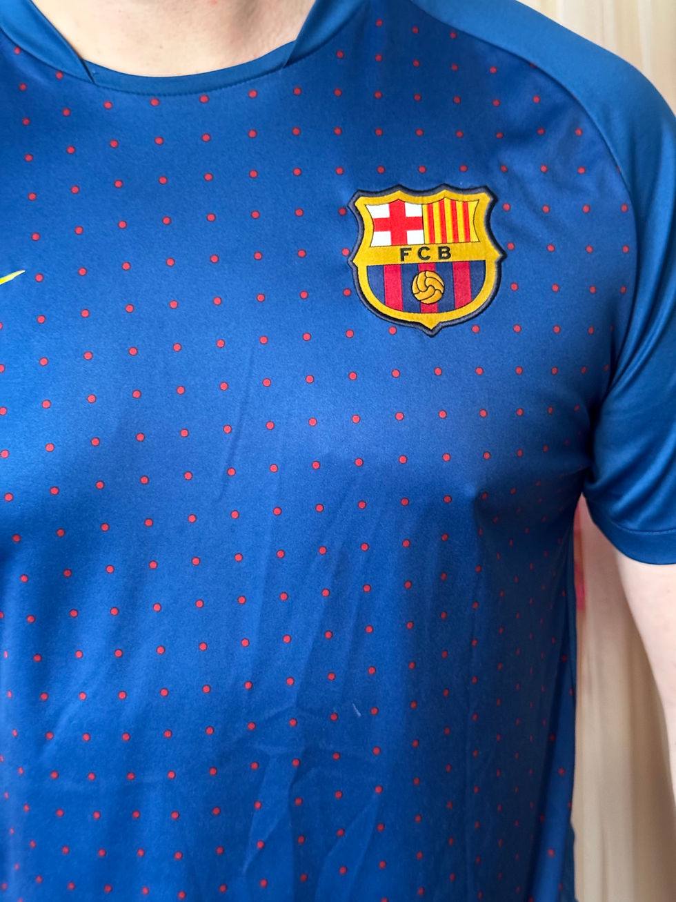 Miniature : Maillot de sport Nike bleu marine fc Barcelone taille L en bon état 
