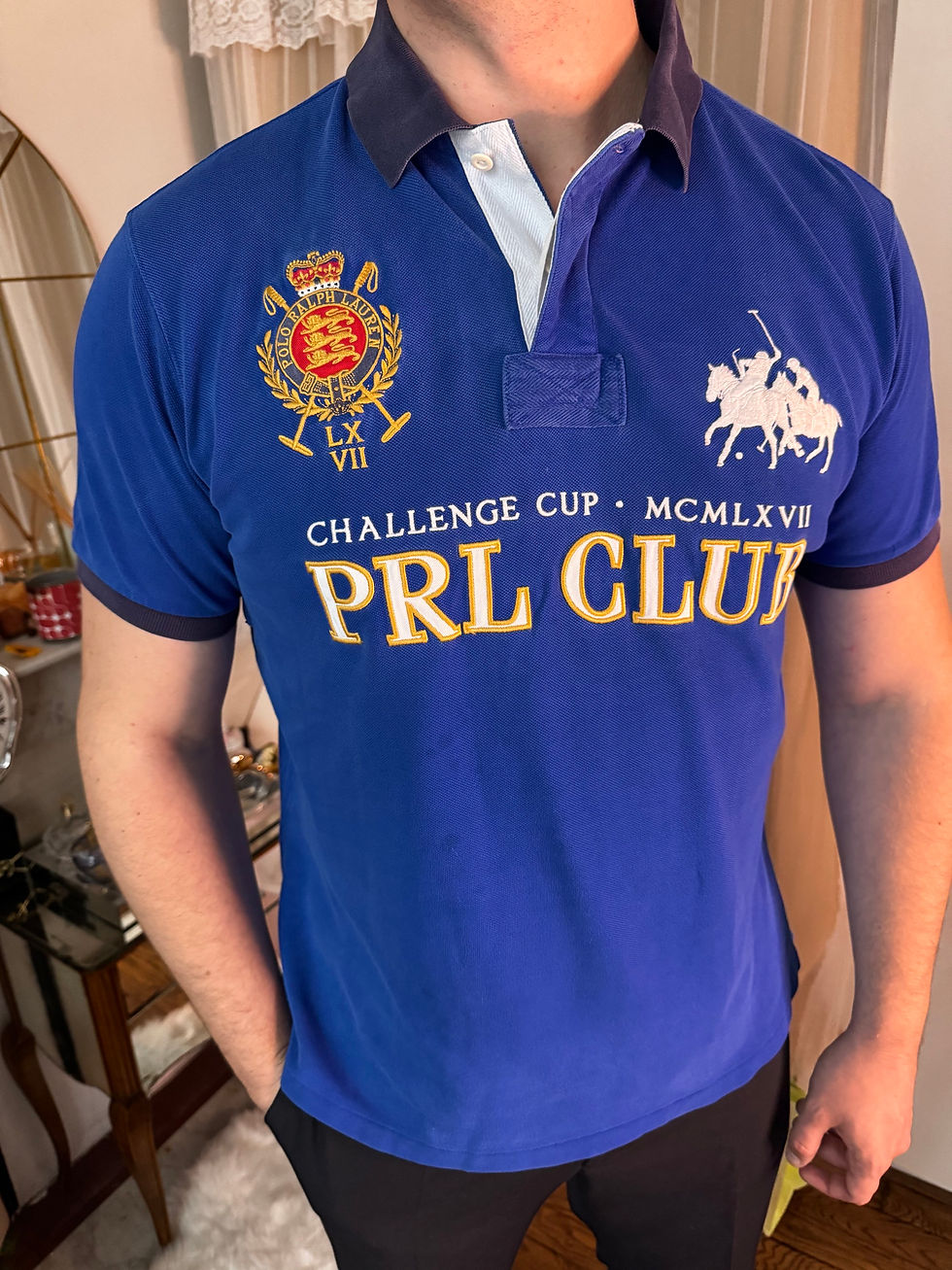 Miniature : Polo Ralph Lauren taille xl en état satisfaisant en coton 