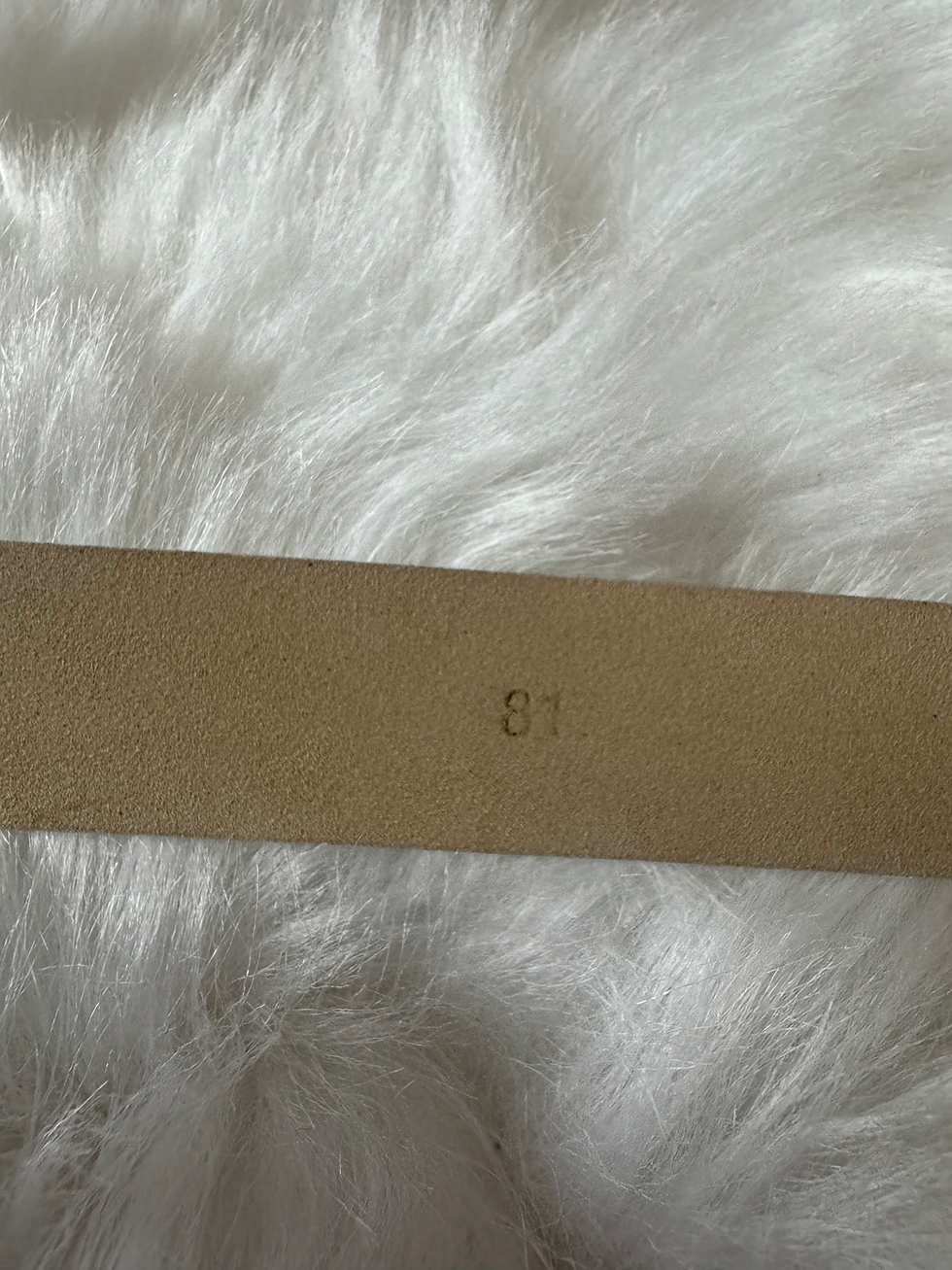 Miniature : Ceinture longchamp blanche en très bon état en cuir 