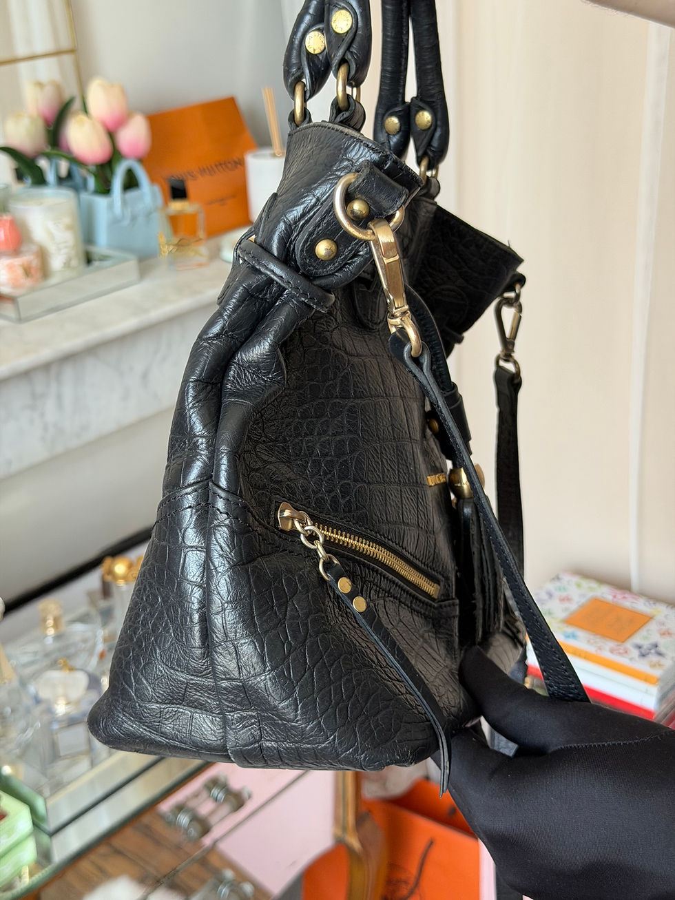 Miniature : Sac lancaster noir en très bon état extérieur
