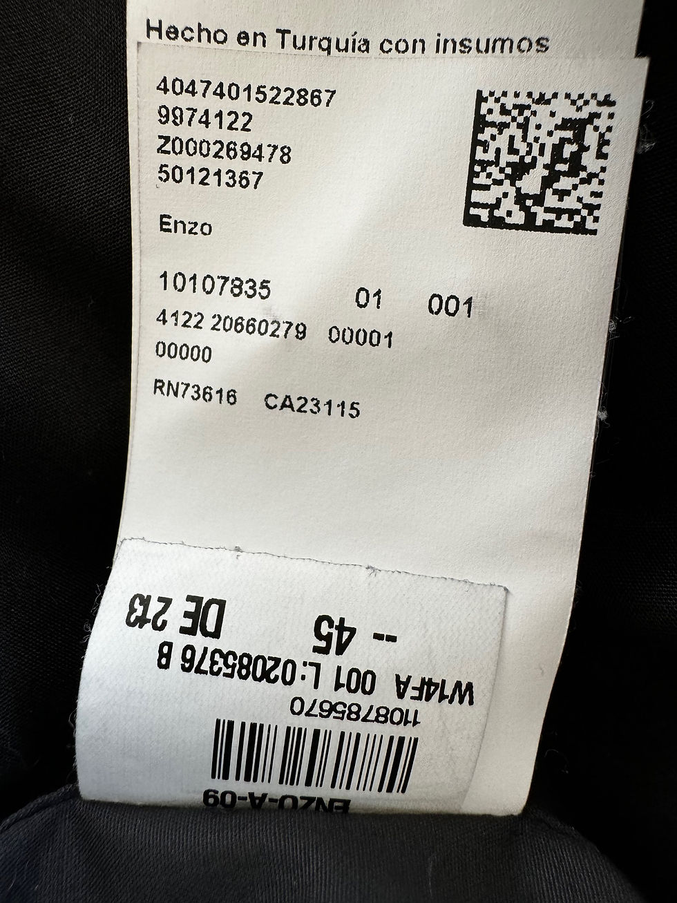 Miniature : Chemise Hugo boss taille xl noir en très bon état en coton 