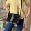 Miniature : Sac à main à bandoulière printemps noir en très bon état