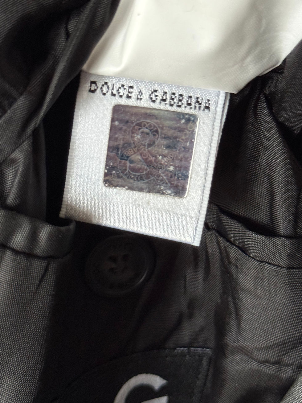 Miniature : Blazer dolce gabbana taille 48 gris en très bon état en coton viscose acétate 