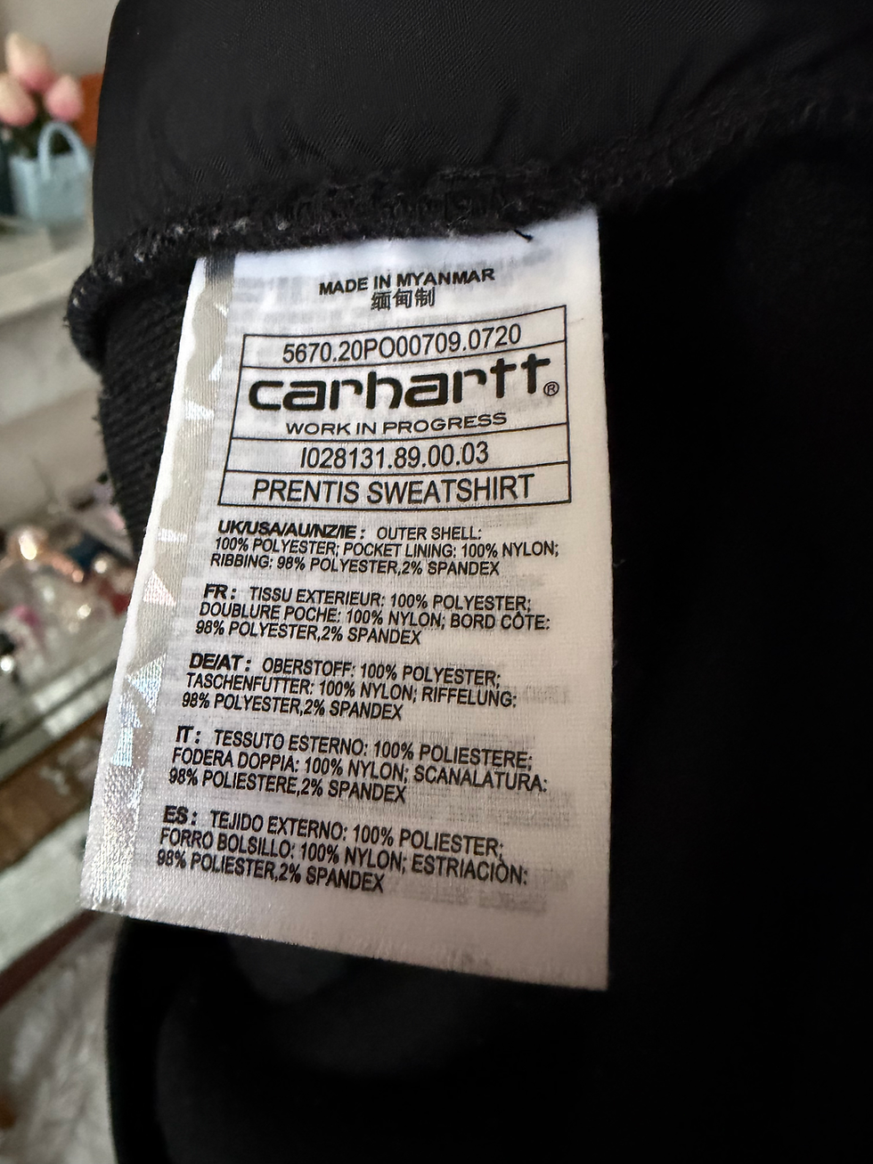 Miniature : Pull carhartt taille s noir en très bon état