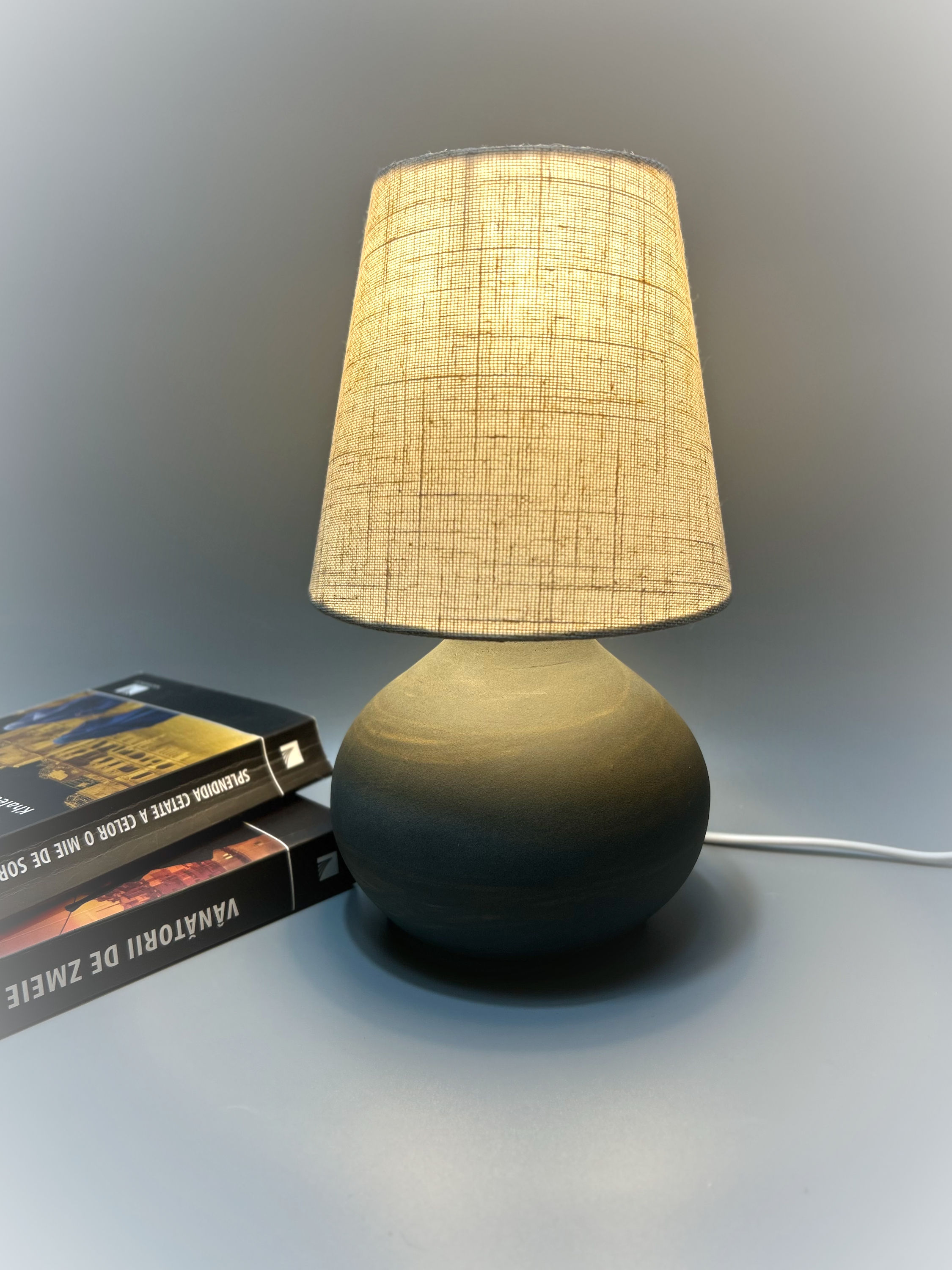 veioza ceramica lucrata manual -handmade
