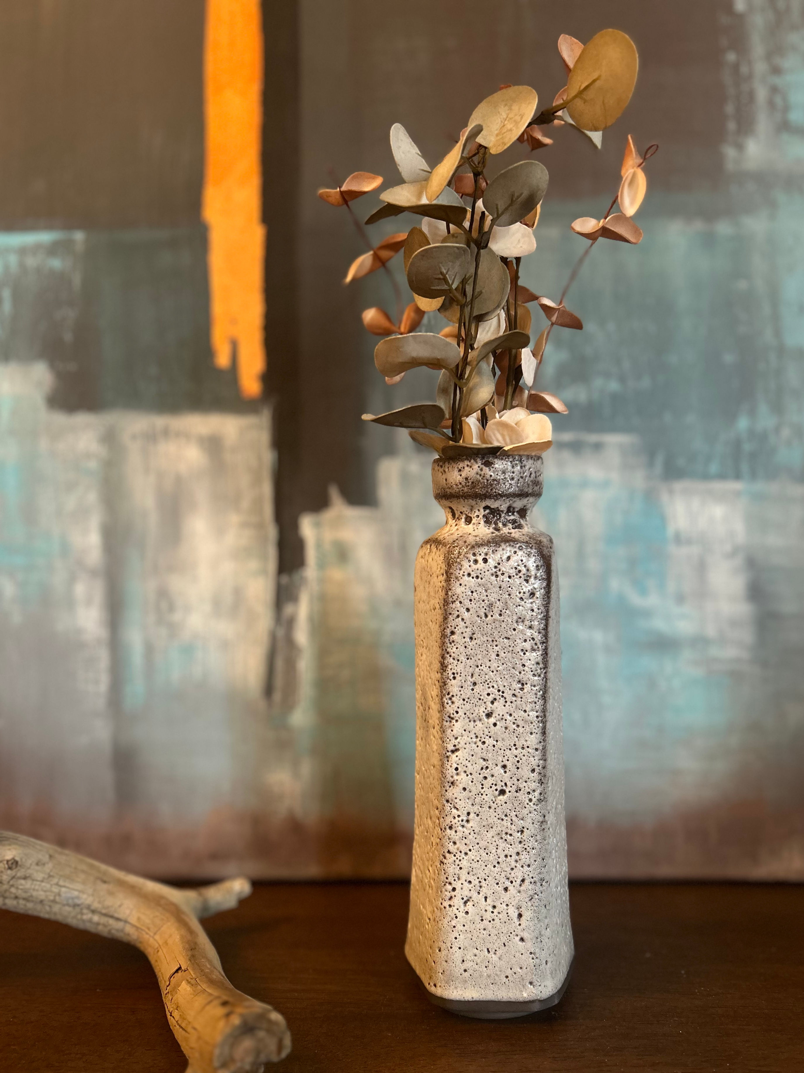vaza ceramica lucrata manual -handmade
