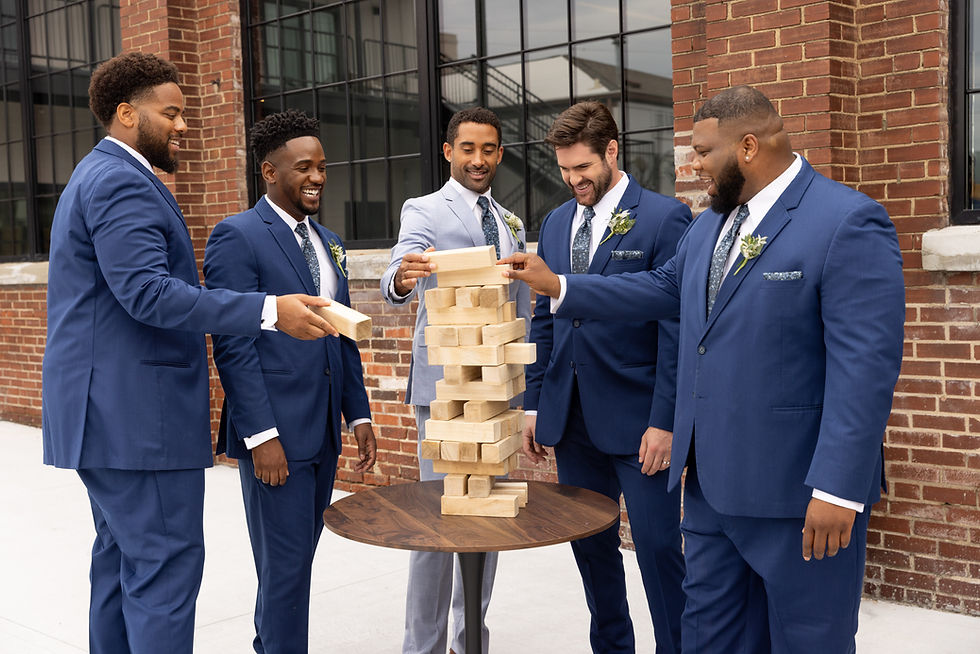 Thumbnail: Michael Kors Blue Performance Wedding Suit