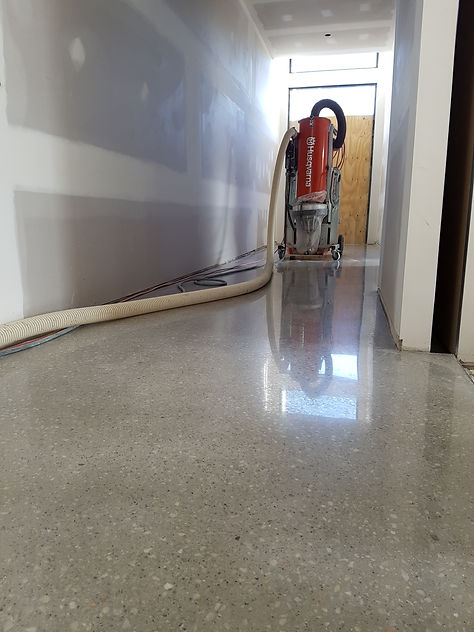 Polished Concrete Semi Gloss - Galaxy Concrete Polishing
