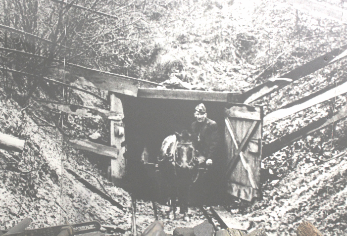 coal mine entrance
