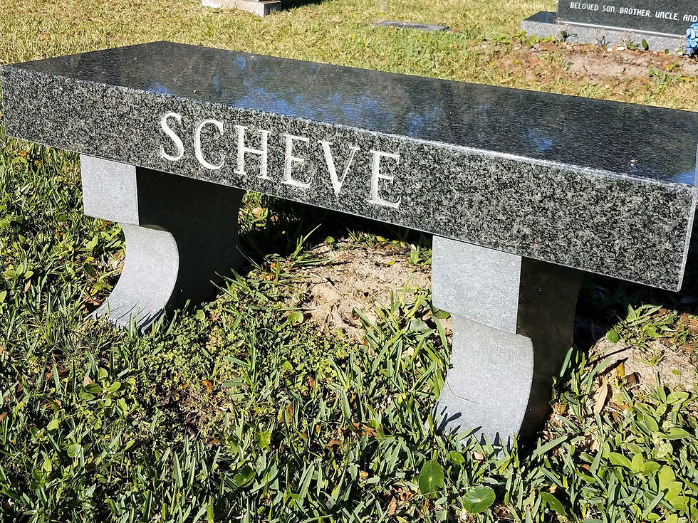Celestial Black Bench