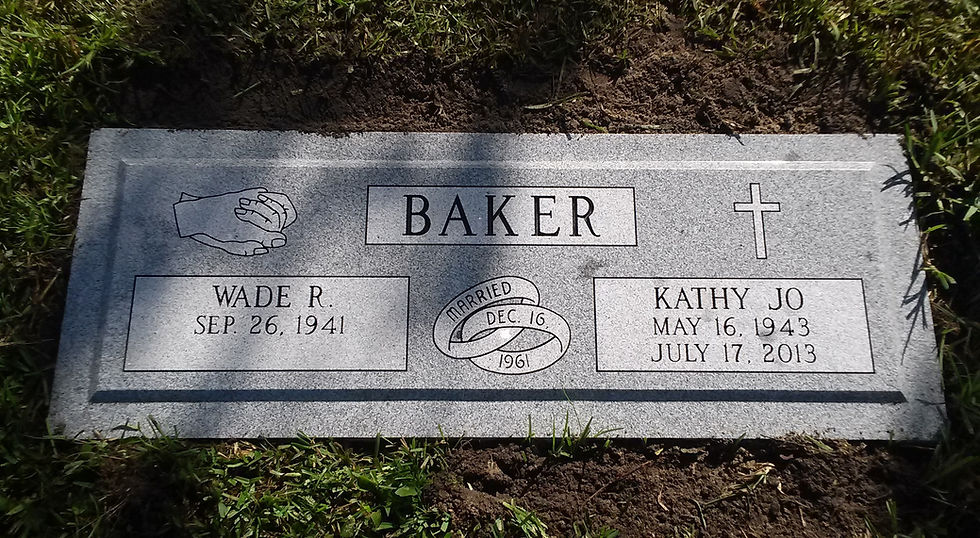 Chapel Hill Cemetery Raised Panel Flat Marker-min