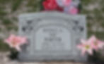 WoodBridge Cemetery Gray 2 ft slant marker-min