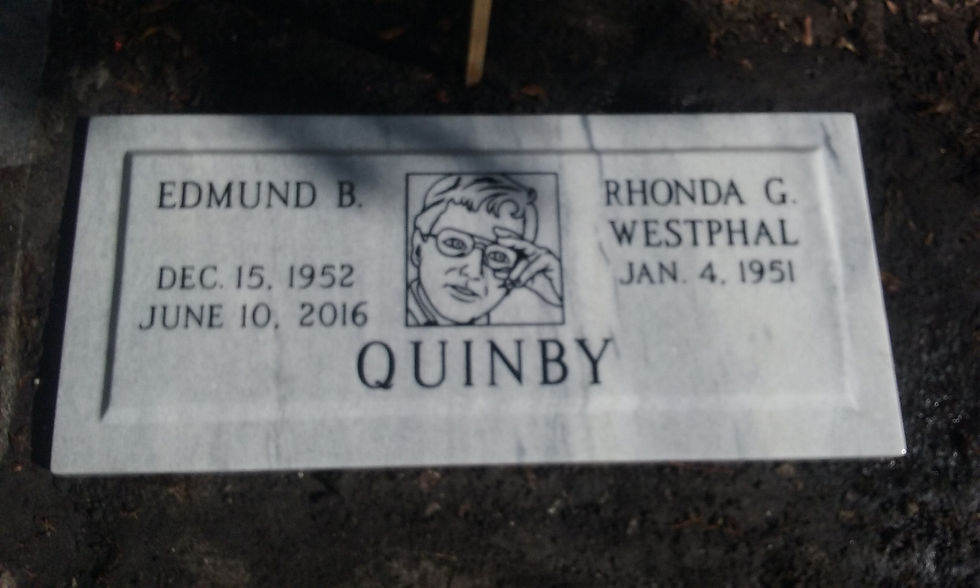 Quinby Flat Marker Cherokee Marble Greenwood