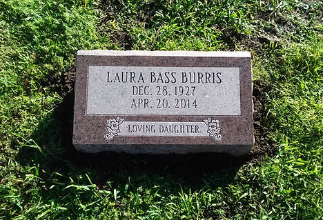 Greenwood Cemetery Missouri Red Bevel Marker-min.jpg