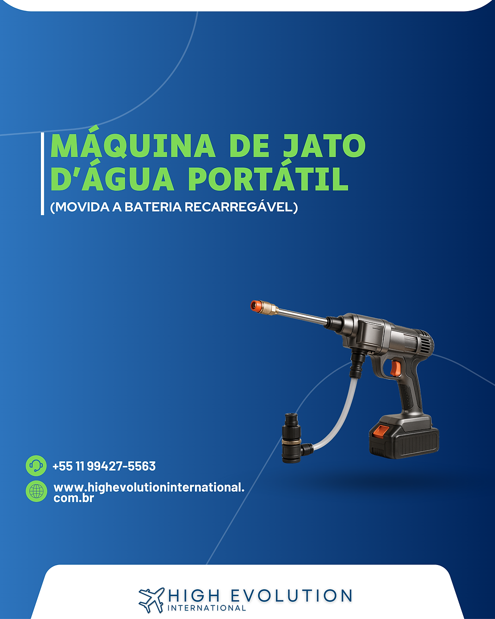 MÁQUINA DE JATO D´ÁGUA PORTÁTIL