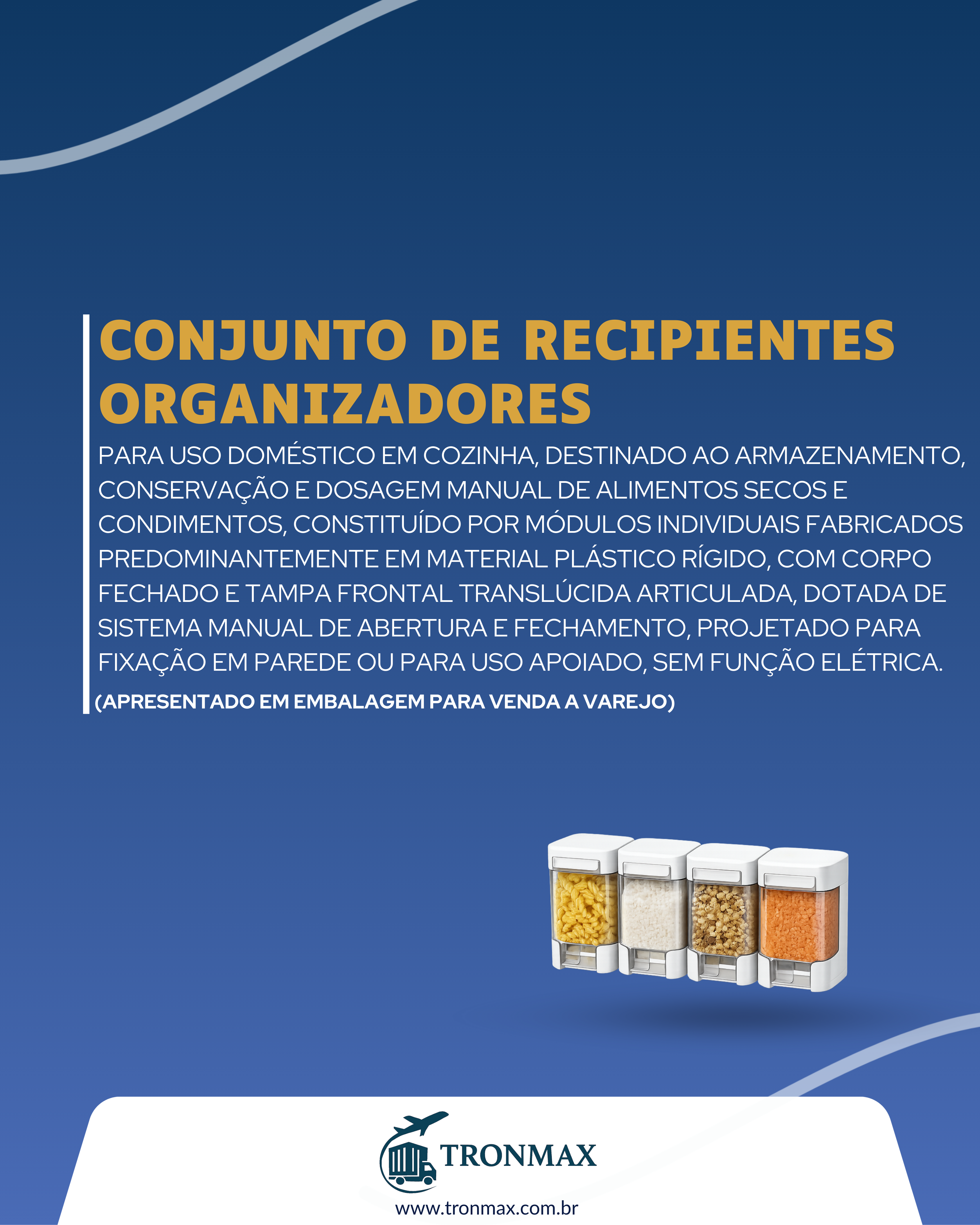 CONJUNTO DE RECIPIENTES ORGANIZADORES