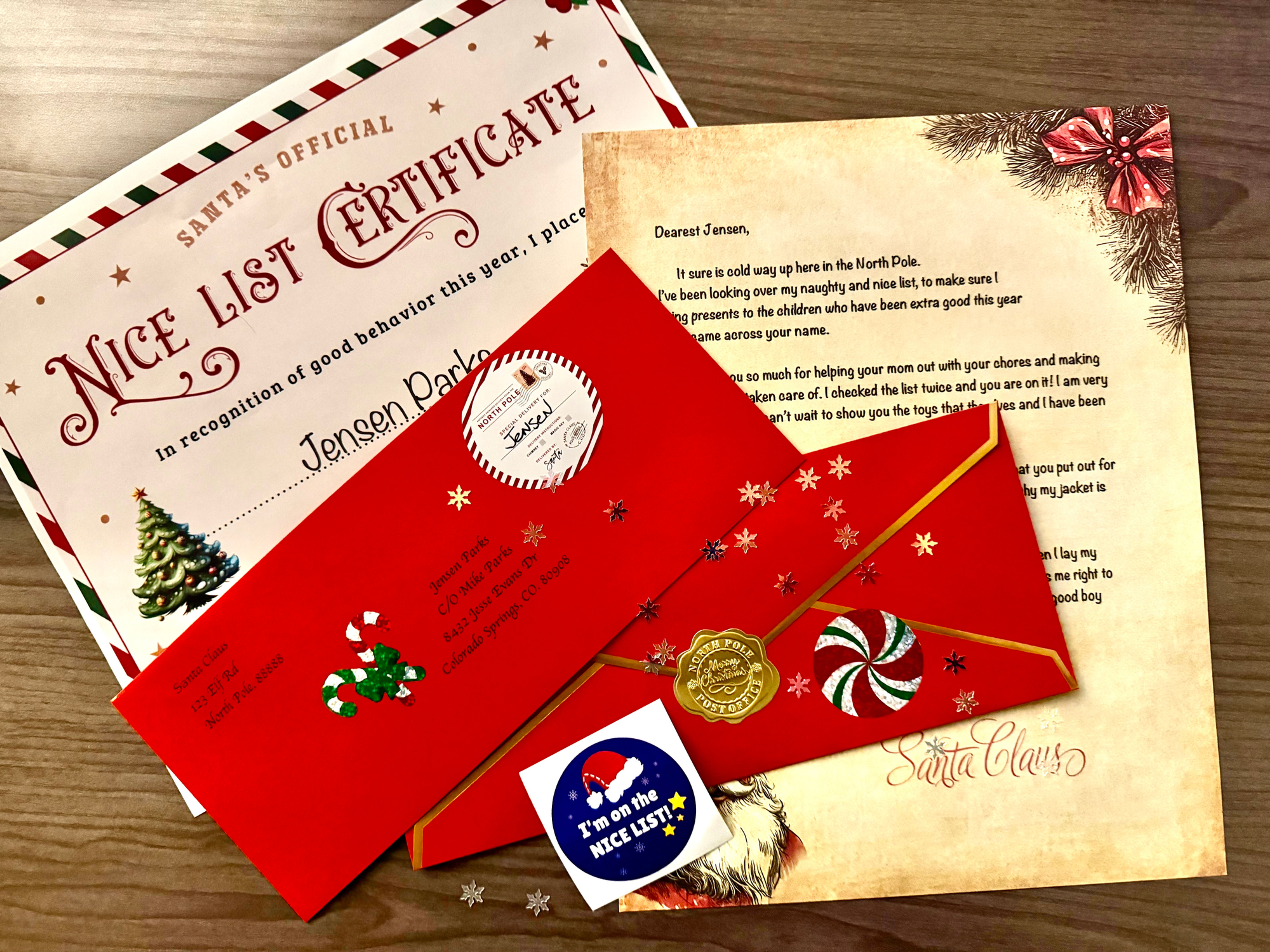 Santa's Magical Letter Package