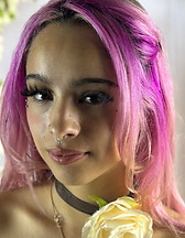 White Neck Choker Rose by Sweets N Rosez