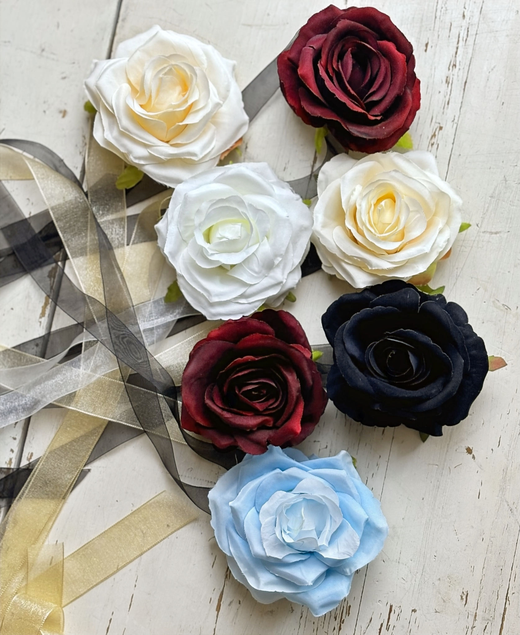 Rose Flower Choker Necklaces