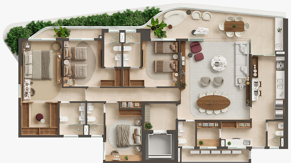 implantação torre casa macedo moura dubeux