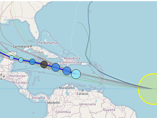 Hurricane Tracks (BERYL)